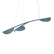 FLOS Almendra Organic hanglamp 3-lamps kort blauw