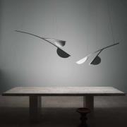 FLOS Almendra Organic hanglamp 2-lamps kort wit