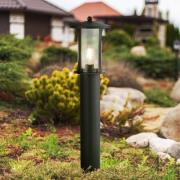 Tuinpadverlichting, IP44, zwart, hoogte 73 cm, metaal