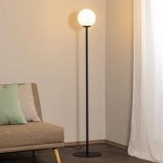 Vloerlamp Joel, zwart/wit, 1-lamp