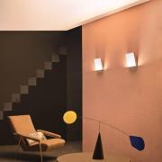 Stilnovo LED wandlamp Inbilico, goudkleurig, hoogte 25 cm