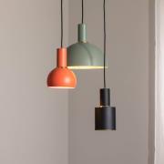 Hanglamp Selma, 3-lamps, groen/rood/zwart