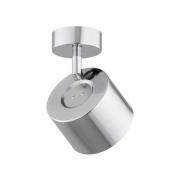 Plafondspot Chloe, verstelbaar, 1-lamp, verchroomd staal