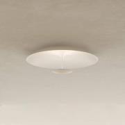 Karman LED plafondlamp BLANCO, Ø 60 cm, wit, metaal