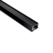 Ivela stroomrail SQUARE 48 V, zwart, lengte 100 cm metaal