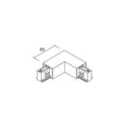 Ivela L-connector LKM DALI wit aardedraad rechts 3-fasen