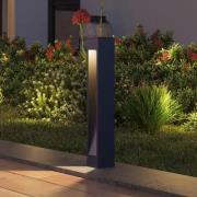 Calex Solar LED tuinpadverlichting Ivrea, zwart, aluminium, IP67