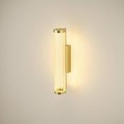 SLV LED wandlamp Quimera, messingkleurig, hoogte 41 cm, CCT