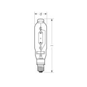 RADIUM Halogeen gasontladingslamp E40 1000W HRI-T D helder