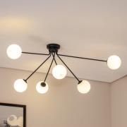 Plafondlamp 1082PL_K1, 6-lamps, zwart
