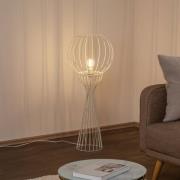 Vloerlamp Mercure, zand, metaal/kunststof, hoogte 93 cm