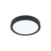 EGLO connect Smart LED opbouwlamp Fueva 6-Z, zwart, Ø21cm
