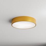 Plafondlamp Cleo 400, goud, sensor, IP54, Ø 40 cm, metaal