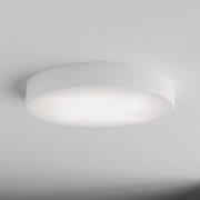 Plafondlamp Cleo 500, wit, sensor, IP54, Ø 50 cm, metaal