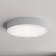 Plafondlamp Cleo 500, grijs, sensor, IP54, Ø 50 cm, metaal