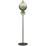 OLEV LED vloerlamp TERRA&LUNA, groen, metaal/glas, 184 cm 927
