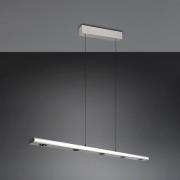 LED hanglamp Graham, nikkel, metaal, up/down, CCT, dimmer