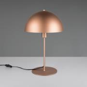 Tafellamp Nola, koffie, hoogte 45 cm, metaal