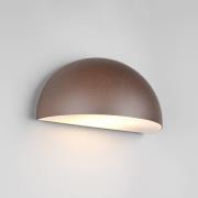 Buitenwandlamp Maas, roestbruin, gegoten aluminium, E27