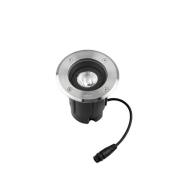 LEDS-C4 LED grondspot inbouwlamp Gea Easy, 830, grijs, Ø 12,5 cm