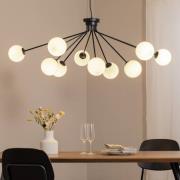 Hanglamp 1082M1, 10-lamps, zwart