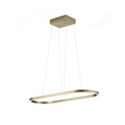 LED hanglamp Elin, brons, gebarenbediening