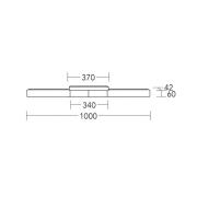 HerzBlut LED plafondlamp Lana del bronco, hout, dimbaar