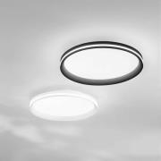 LED plafondlamp Isy, zwart, Ø 45 cm, metaal, CCT, dimbaar