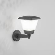 Buitenwandlamp Lena, donkergrijs, metaal, E27, 27 cm, IP54