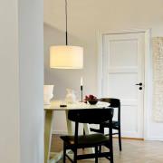 Dyberg Larsen hanglamp Calix, hoogte 50 cm, naturel wit