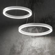 Ideal Lux LED hanglamp Oracle, Ø 50 cm, wit, 3.000 K