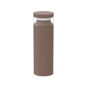 Ideal Lux LED sokkellamp Boeing, koffiebruin, hoogte 40 cm