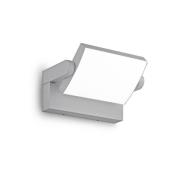 Ideal Lux LED buiten wandlamp Swipe, grijs, IP54, 3.000 K