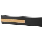 LED hanglamp Streamline, lengte 130 cm, zwart, metaal