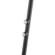 LED vloerlamp Glow-Sphere, hoogte 146 cm, zwart, metaal