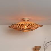 GOOD & MOJO plafondlamp Madura, Ø 60 cm, bruin, bamboe E27