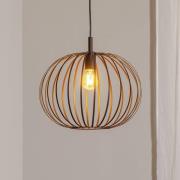 Hanglamp Valor, donkerbruin, staal, Ø 40 cm