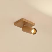 Arcchio plafondspot Brinja Slim, bruin, 1-lamp, GU10 MR11