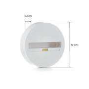 Eutrac Monopoint, opbouw, 3-fase, wit