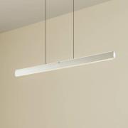 Lucande LED hanglamp Arvon, aluminiumkleurig, 116 cm, dimbaar, CCT