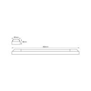 OSRAM LED-lichtbalk POWER BATTEN, 4.000 K, 60 cm, 2-lamps.
