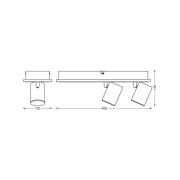 OSRAM LED plafondspot MARS CLICK-SELECT, 2 spots, zwart