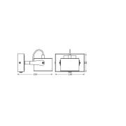 OSRAM LED plafondlamp Jupiter, 1-lamp, zilver, metaal