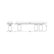OSRAM plafondspot MERCURY, wit, 3 spots GU10-LED 927 dimbaar