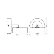 OSRAM LED plafondspot PLUTO, zwart, 1 spot, 3.000 K