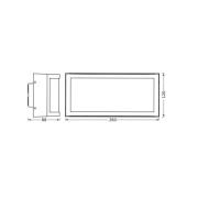 OSRAM buitenwandlamp ENDURA CLASSIC CUADRA, donkergrijs, IP65