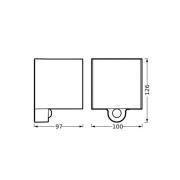 OSRAM LED-acculamp voor buiten ENDURA STYLE Sensor grafiet USB