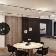 Paulmann URail-pendel Alejandro chroom 4.000 K 3-traps dimbaar