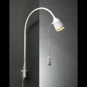 LED bed leeslampje met flexibele arm en rood licht