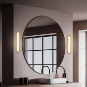 LED badkamer wandlamp Pil, houtkleur, breedte 35 cm, kunststof